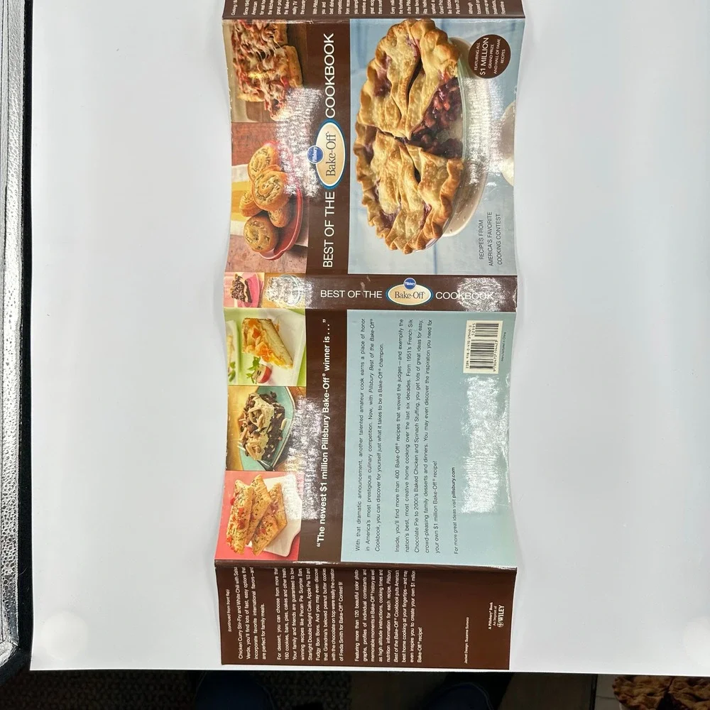 Pillsbury Best of the Bake-Off Cookbook 2008 Hardcover Wiley DJ Very Good‎